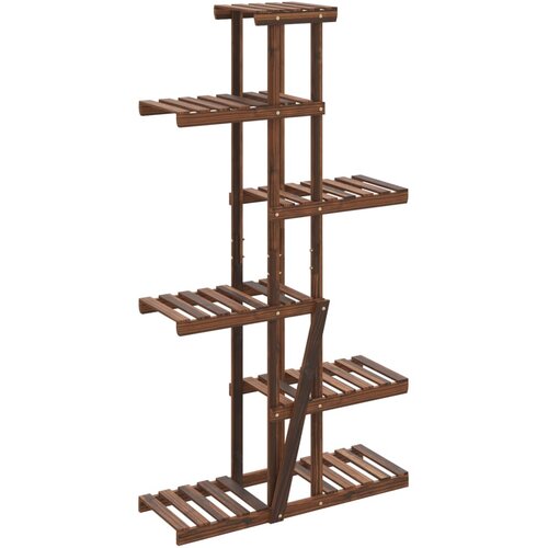  Stalak za cvijeće 75 x 25 x 140,5 cm od masivne jelovine Slike