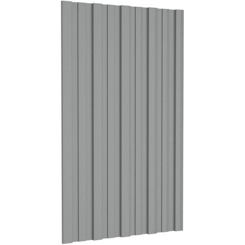 Krovni panel 36 pcs Siva 80 x 45 cm Pocinčani čelik Cijene