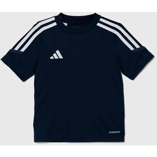 Adidas Dječja majica kratkih rukava TIRO23 CBTRJSYY boja: tamno plava, s uzorkom, HZ0179