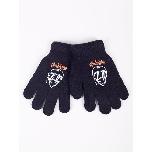 Yoclub Kids&amp;#039;s Boys&amp;#039; Five-Finger Gloves RED-0012C-AA5A-012 Slike
