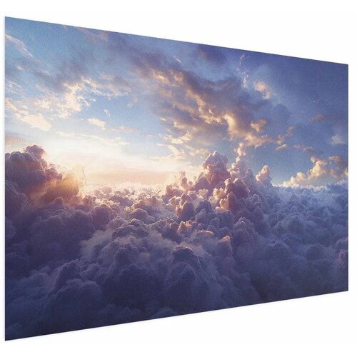  Plakat Sun in Hiding: The Golden Face of the Sky Over the Cloudy Sea 60x40 Cene