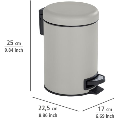 Wenko Kanta za smeće Leman (Zapremnina: 3 l, Metal) Slike