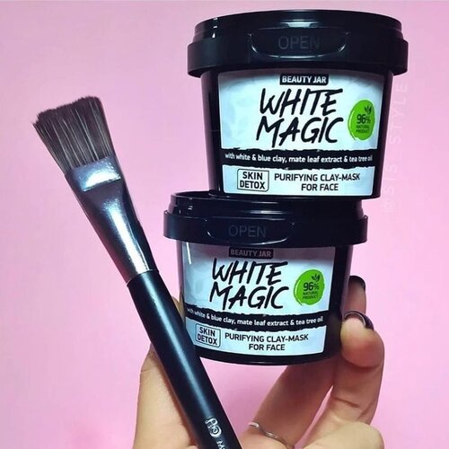 Beauty Jar White Magic maska za či&amp;scaron;ćenje lica s hidratantnim učinkom 140 g Slike