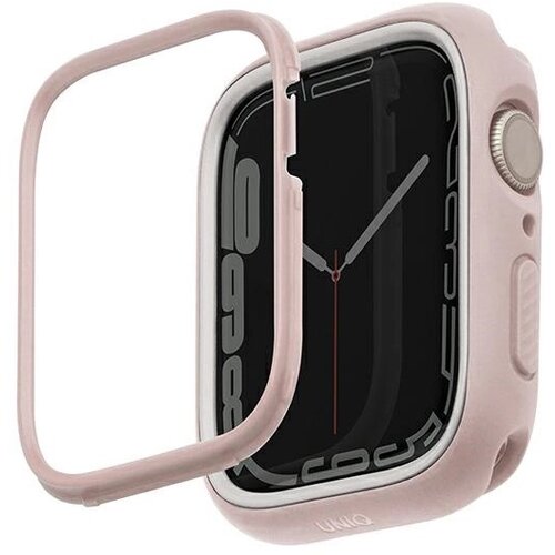 Uniq MODUO ETUI ZA APPLE WATCH 4 5 6 7 8 SE 44/45MM ROZA IN BEL, (21897036) Cene