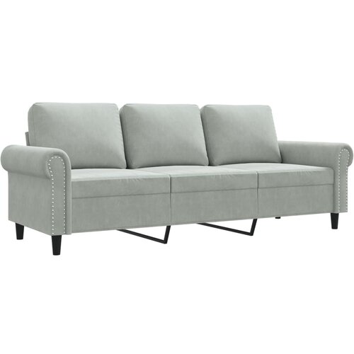 Maison Chic kavč - Sofa - Kanape svetlo siv 180 cm žamet, (21726575) Slike
