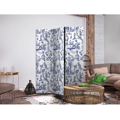  Paravan - Rome and Botany - Blue Pattern with a Greek and Plant Motif 135x172 Jednostrani Cene