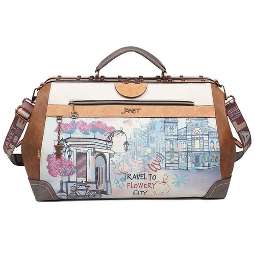 Janet Putna torba Flowery city 50x21x32 cm J-004B Slike