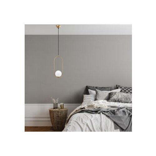 Opviq Luster Mudoni-Mr-837-1, 15cm, IP20, Bijelo-zlatna boja Cene