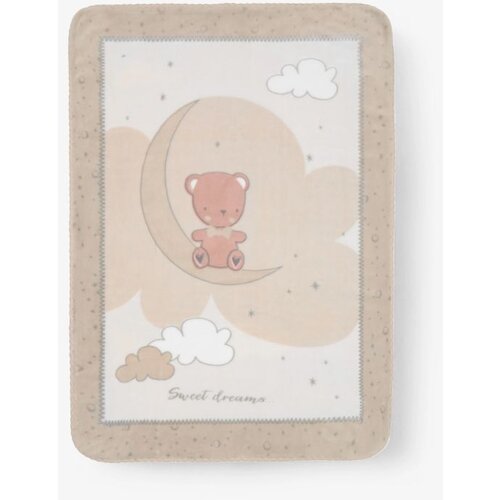Kikka Boo Super soft baby ćebence 80x110 Dream Big Beige ( KKB22163 ) Cene