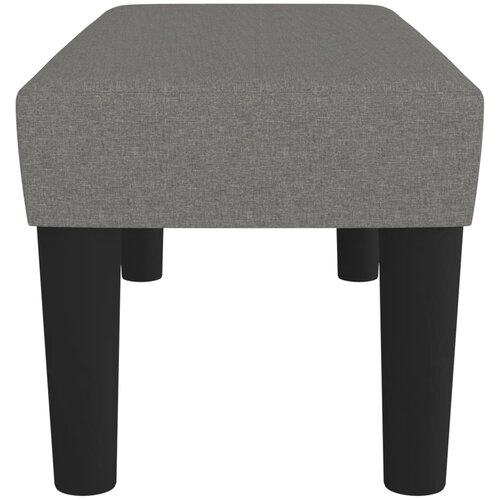  Klupa tamnosiva 70 x 30 x 30 cm od tkanine Slike