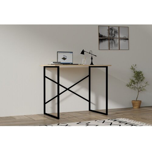 Woody Fashion Radni sto 90x76x56cm Hrast-Crna Cijene