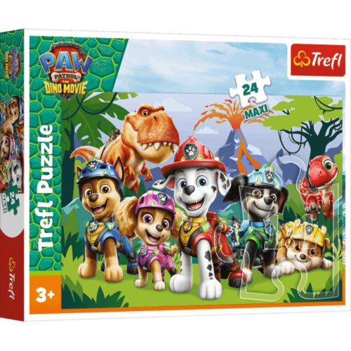 Trefl puzzle maxi 24 kom, Paw Patrol THE DINO MOVIE 2026 Slike