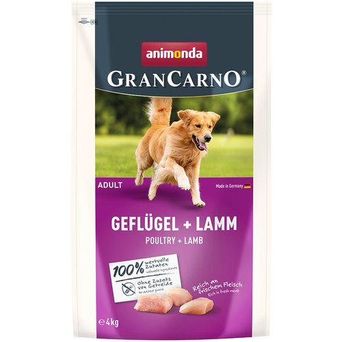 Animonda GranCarno Adult perad + janjetina - 4 kg Slike