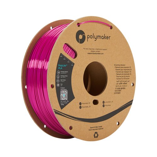 Polymaker PA03004 Silk 3D pisač filament PLA svileni svilenkasti sjaj 1.75 mm 1000 g magenta PolyLite™ 1 St. Cijene