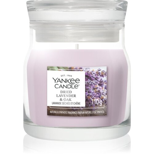 Yankee Candle Dried Lavender &amp;amp; Oak mirisna svijeća Signature 110 g Slike