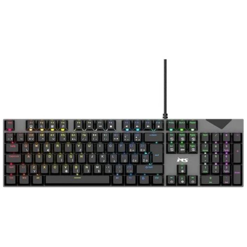 MS Industrial Mehanička tastatura K-700C Full Layout/crveni svičevi/multimedija tasteri/anti ghosting/RGB Cene