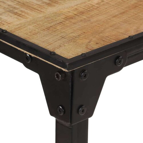 VidaXL Barski stol 150 x 55 x 107 cm od masivnog grubog drva manga Slike