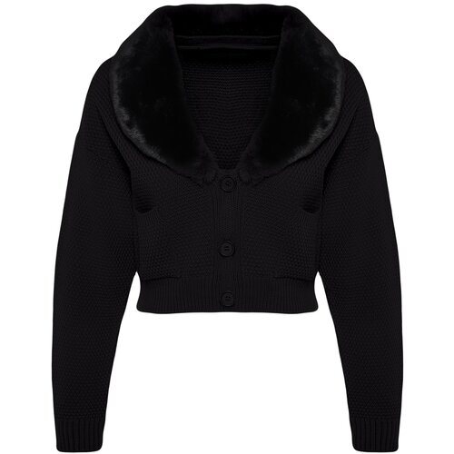 Trendyol Cardigan - Black - Regular fit Slike
