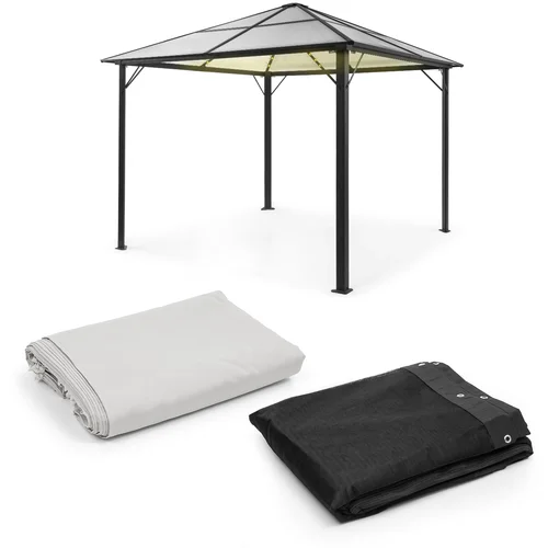 Blumfeldt Pantheon Solid Sky Ambient Solar, paviljon, 3 × 3 m, solarna rasvjeta