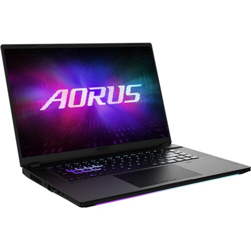 Gigabyte AORUS MASTER 16 gaming laptop, 16&amp;quot; WQXGA OLED 240Hz, Ryzen 9 9955HX3D, 32GB DDR5, RTX 5070 Ti 12GB, 1TB SSD, Windows 11 Pro Slike