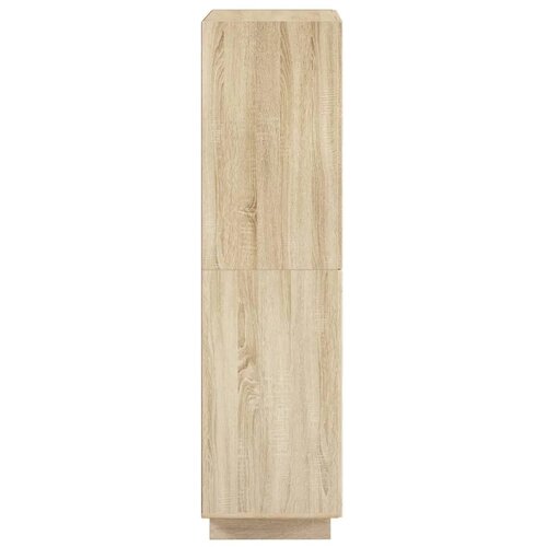  Visoka komoda Hrast sonoma 79x41x151 cm Konstruirano drvo - Hrast sonoma Slike