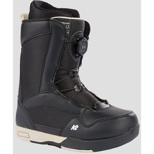 K2 You+h 2026 Kids Kids Snowboard cevlji black Slike