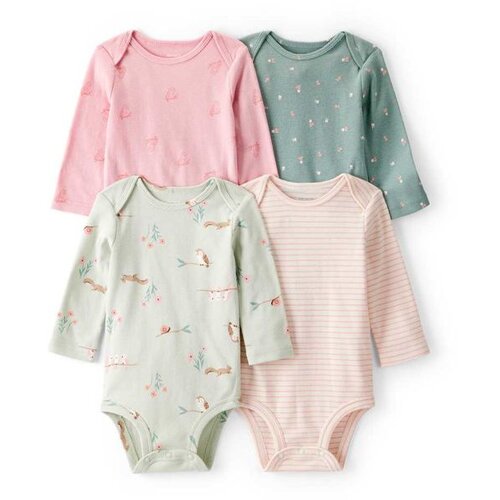 Carter's bodi za bebe devojčice - set od 4 kom. Cene