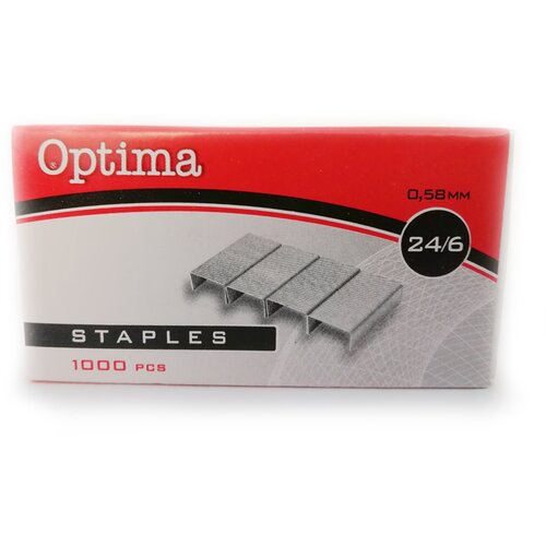 Optima Sponke za spenjač 24/6, 1000 kosov Slike