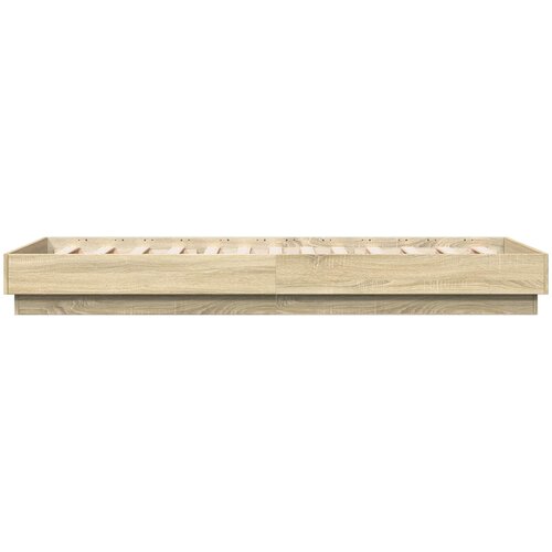  Okvir kreveta za pod Hrast sonoma 80 x 200 cm Konstruirano drvo Slike