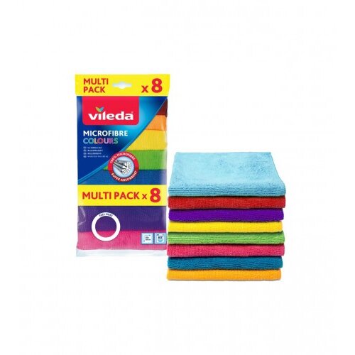 Vileda Krpa mikrofiber Colours 8/1 Slike