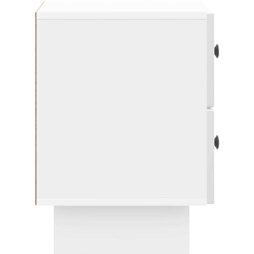  Noćni ormar 2 pcs Bijela visokog sjaja 43 x 34,5 x 47,5 cm Slike