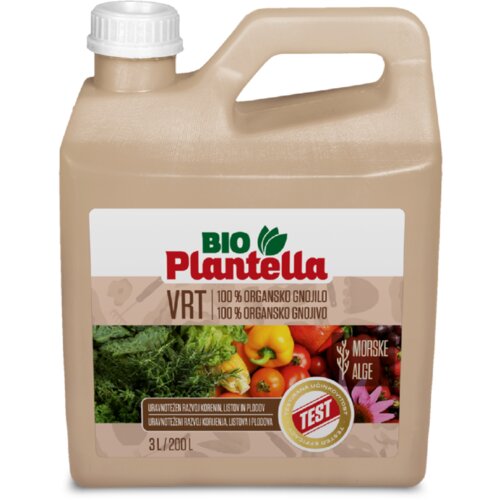 Plantella tekoče organsko gnojilo z algami bio vrt (3 l) Cene