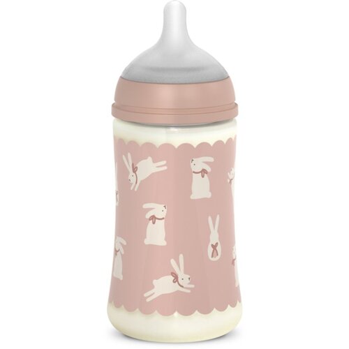Suavinex Wonderland SX Pro Physiological Anti-Colic bočica za bebe M Medium Flow 3 m+ Pink Bunny 270 ml Slike
