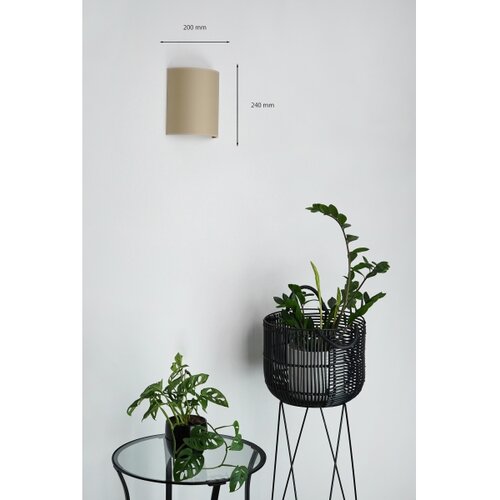  Brilagi - Zidna lampa SEMI 1xE27/15W/230V pr. 20 cm bež Slike
