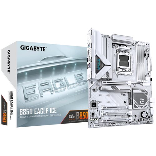 Gigabyte MB B850 Eagle Ice AM5; 4xDDR5; 3xM.2; 4xSATA 8xUSB; HDMI, DP; USB Type-C, ATX; Cijene