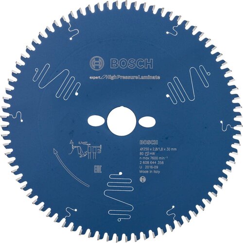 Bosch list kružne testere Expert for High Pressure Laminate 250 x 2,8 x 30 mm, 80 - 2608644358 Cene