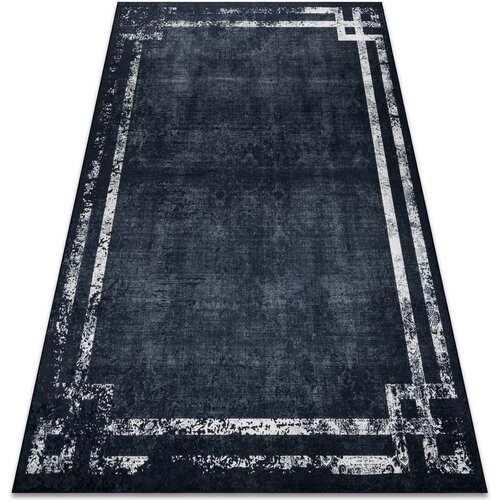 RugsX Preproge ANDRE 1486 pralna preproga Okvir vintage protizdrs 120x170 cm Črna Cene