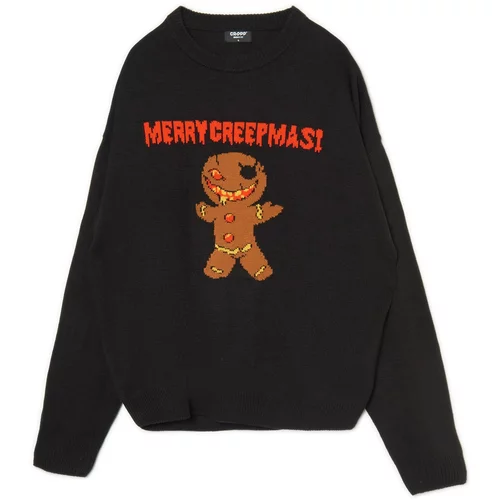 Cropp muški božićni pulover - Crna  6786X-99X