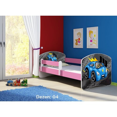 ACMA dečiji krevet II 140x70 + dušek 6 cm PINK4 Cene