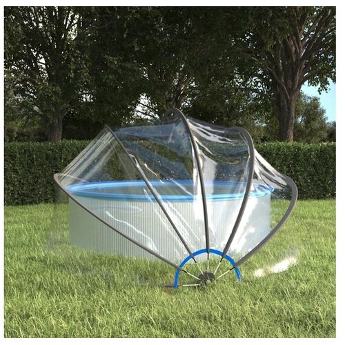  Okrugla bazenska kupola 376 x 188 cm PVC Cijene