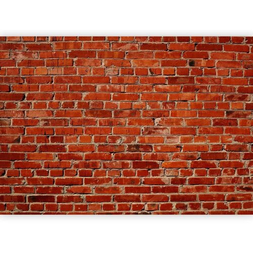  Foto tapeta - Old wall – retro-style red brick wall 441x315 Samoljepljiva Cene