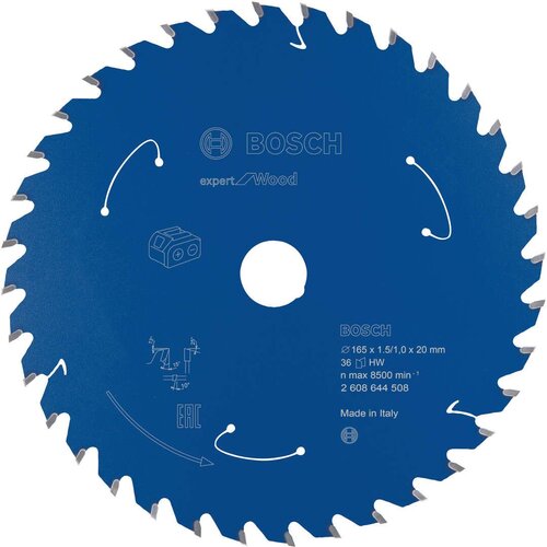 Bosch Expert for Wood list kružne testere za akumulatorske testere 165x1,5x20 T36 Slike
