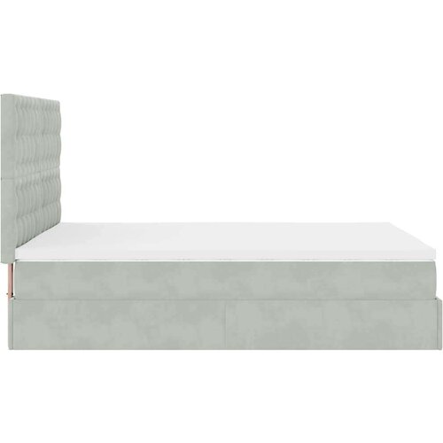  Otomanski krevet s madracima i LED 140x190 cm bar&amp;scaron;unasti Slike