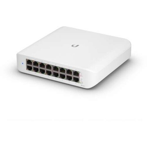  UniFi Desktop 16Port Gigabit Switch with PoE USW-LITE-16-POE-EU Slike