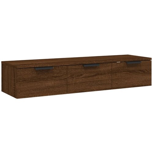 Maison Chic Stenska omarica - Zidna omarica rjavi hrast 102x30x20 cm inženirski les iu741, (22062876) Cene