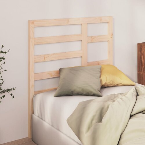 VidaXL Uzglavlje za krevet 96 x 4 x 104 cm od masivne borovine Slike