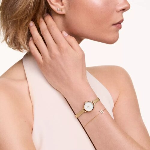 Daniel Wellington Ura ženska, zlata barva, DW00100745 Cene