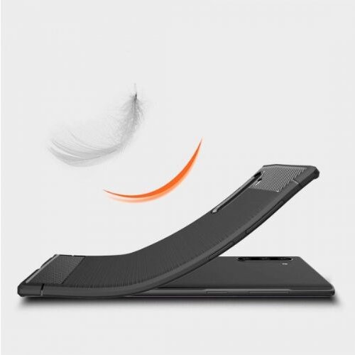 Nillkin silikonski ovitek za samsung galaxy note 10 N970 - mat carbon črn Slike