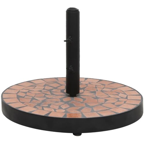 vidaXL Podstavek za senčnik terakota okrogel 12 kg Cene