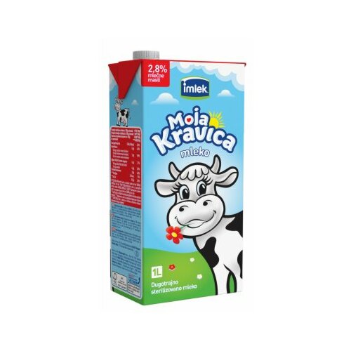 Imlek Moja Kravica dugotrajno mleko 2,8% MM 1L tetra brik Cene